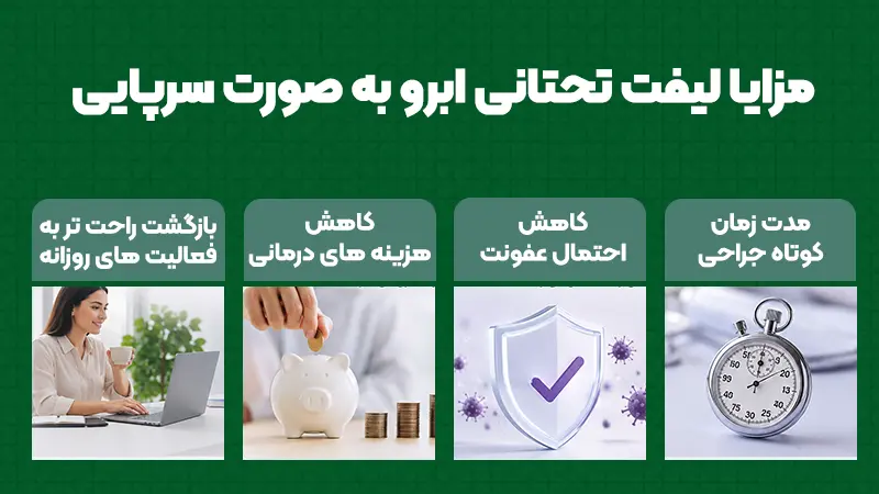 مزایا انجام لیفت تحتانی به صورت سرپایی